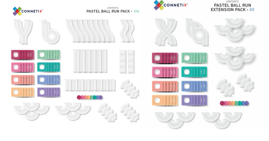 Connetix Pastel Ball Run