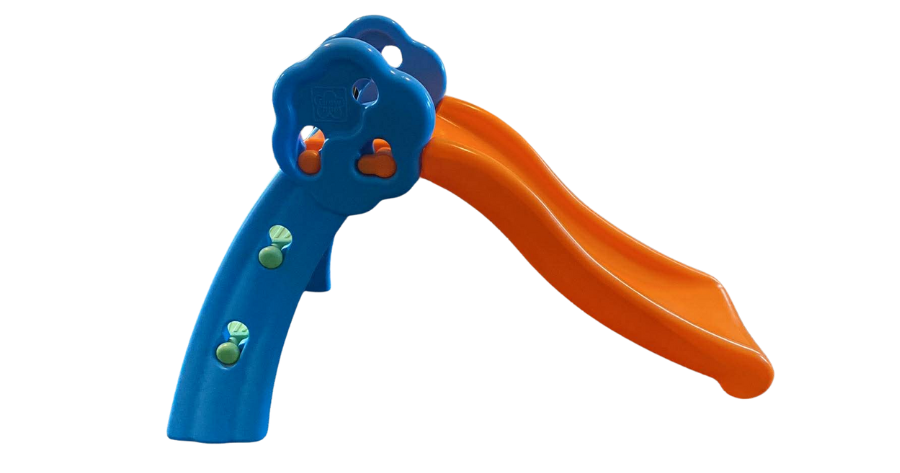 Orange and Blue First Slide