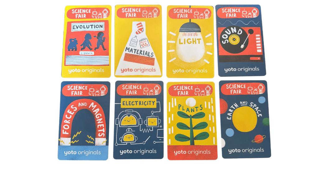 Brain Bots Science Fair Topics Yoto Cards