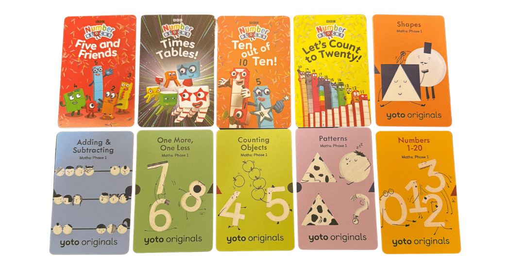Junior Maths Yoto Cards