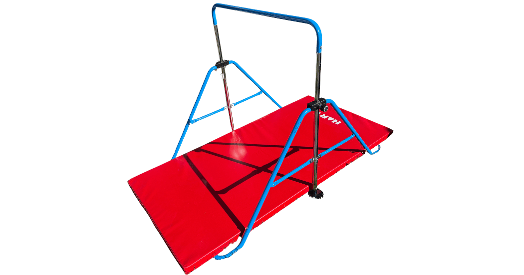 Gymnastics Bar and Safety Mat