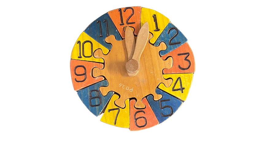 Wooden Clock Puzzle