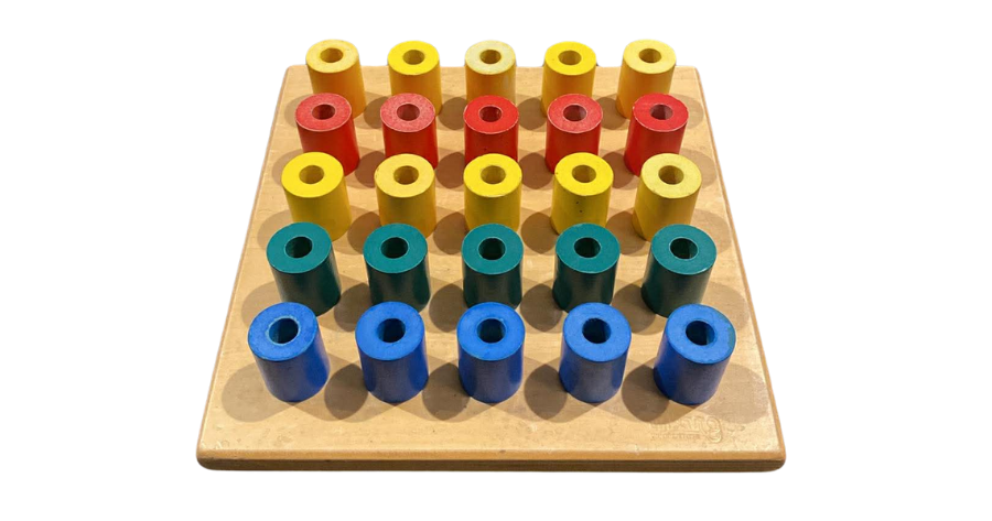 Colour Stacking Peg Puzzle