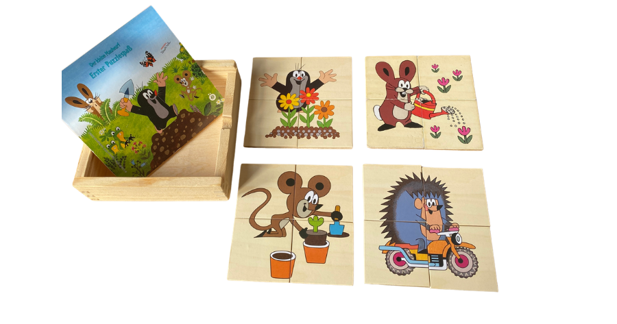 Four Pack of Four Piece Puzzles