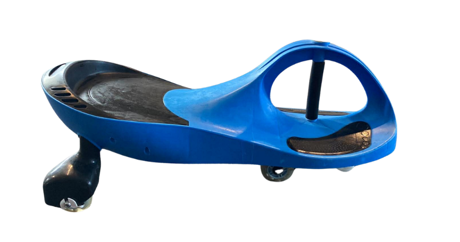 Blue Swing-Twist Car