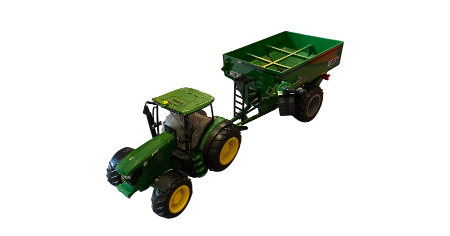 John Deere Tractor and Grain Cart